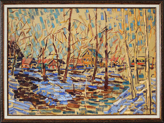 Тягунов Владимир Петрович. Весна в деревне 